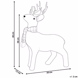 Decorative Figurine Reindeer 48 cm White MUSTOLA