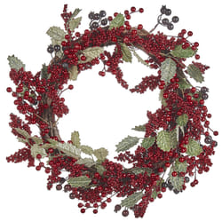 Decorative Christmas Wreath  40 cm Red PUROL