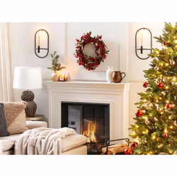 Decorative Christmas Wreath  40 cm Red PUROL