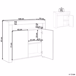 Cabinet COVINA White