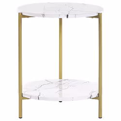 Side Table REVA White Marble