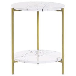 Side Table REVA White Marble
