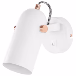 Set of 2 Spotlight Lamps TYRIA Adjustable Metal White