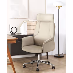 Office Chair Swivel PILOT Beige - Additional view 5