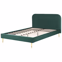 Bed Velvet FLAYAT 160 x 200 cm (EU King Size) Emerald Green - Additional view 4