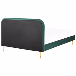 Bed Velvet FLAYAT 160 x 200 cm (EU King Size) Emerald Green - Additional view 5