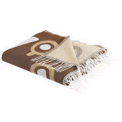 Blanket 130 x 170 cm Brown SIDDHA