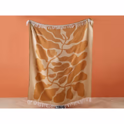 Blanket 130 x 170 cm Orange BANGRE