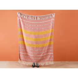 Blanket 130 x 170 cm Light Red NAIKHU