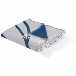 Blanket 130 x 170 cm Blue and White HAPREK