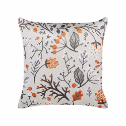 Velvet Cushion 45 x 45 cm Off-White MONTBRETIA