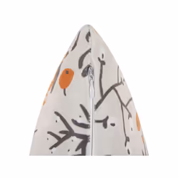 Velvet Cushion 45 x 45 cm Off-White MONTBRETIA
