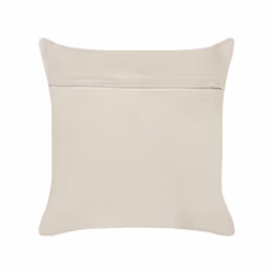 Tufted Cotton Cushion with Tassels 45 x 45 cm Beige and Grey ALOCASIA