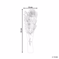 Dried Flower Bouquet 55 cm Pink ARABA