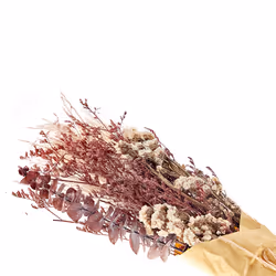 Dried Flower Bouquet 55 cm Pink ARABA