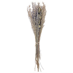 Dried Flower Bouquet 70 cm Violet and Green NAWARRA