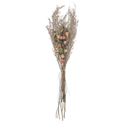 Dried Flower Bouquet 65 cm Orange and Green AZUEL