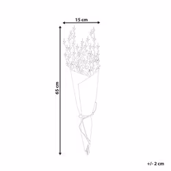 Dried Flower Bouquet 65 cm Orange and Green AZUEL