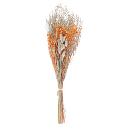 Dried Flower Bouquet 65 cm Orange CERCEDILLA