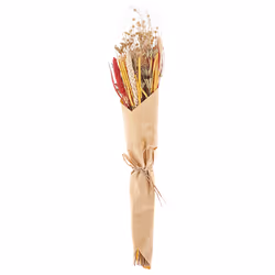 Dried Flower Bouquet 65 cm Red and Yellow PAMPELUNA