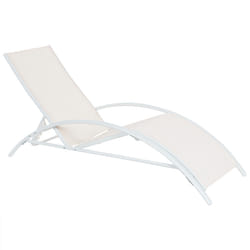 Sun Lounger GAETA Metal Beige