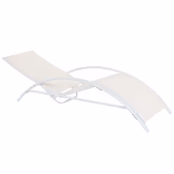 Sun Lounger GAETA Metal Beige