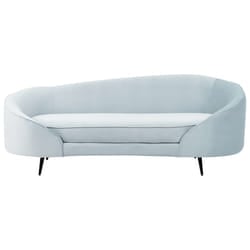 Sofa SAVAR Velvet Light Blue 3 Seater