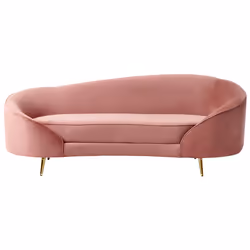 Sofa SAVAR Velvet Pink 3 Seater