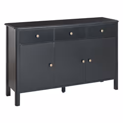 3 Door Sideboard OLATE Black