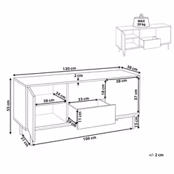 Cabinet OKLAND White