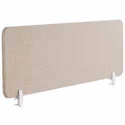 Desk Screen 130 x 40 cm Beige WALLY