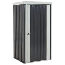 Garden Shed UMBRIA Metal 98 cm 77 cm Black
