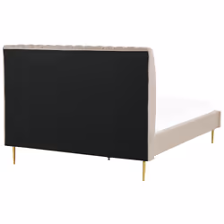 Bed Velvet MARVILLE 180 x 200 cm (EU Super King) Sand Beige - Additional view 5