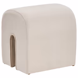 Pouffe MODOC Velvet Beige 35 cm 42 cm 42 cm