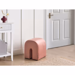 Pouffe MODOC Velvet Pink 35 cm 42 cm 42 cm