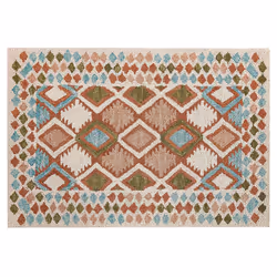 Wool Area Rug 140 x 200 cm Multicolour ERMENEK