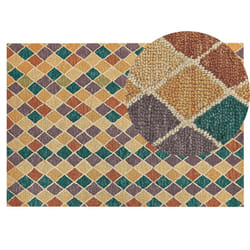 Wool Area Rug 140 x 200 cm Multicolour KESKIN