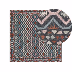 Wool Area Rug 200 x 200 cm Multicolour HAYMANA