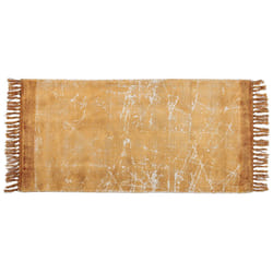Viscose Area Rug 80 x 150 cm Orange HANLI
