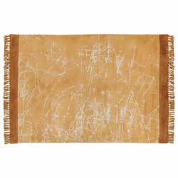 Viscose Area Rug 160 x 230 cm Orange HANLI