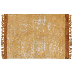 Viscose Area Rug 160 x 230 cm Orange HANLI
