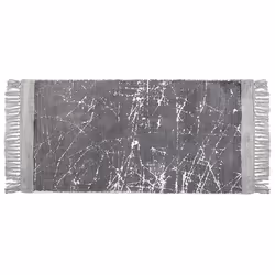 Viscose Area Rug 80 x 150 cm Grey HANLI