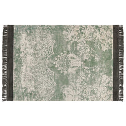 Viscose Area Rug 160 x 230 cm Green and Beige AKARSU