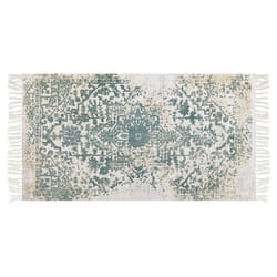Vintage Area Rug 80 x 150 cm Beige and Green BOYALI