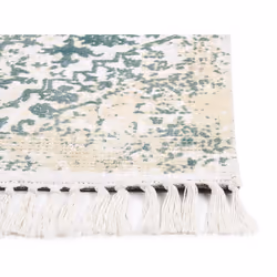 Vintage Area Rug 160 x 230 cm Beige and Green BOYALI