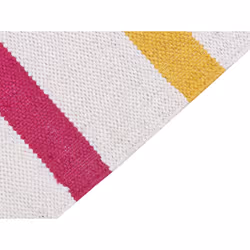 Cotton Area Rug 80 x 150 cm Multicolour HISARLI