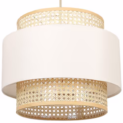Pendant Lamp Beige and Natural YUMURI