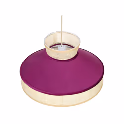 Rattan Pendant Lamp Pink and Natural BATALI - Additional view 4
