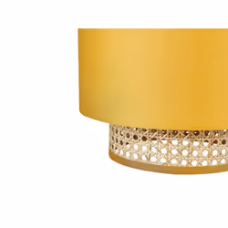 Rattan Pendant Lamp Yellow and Natural BOERI - Additional view 5