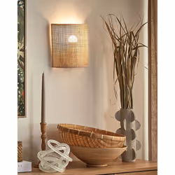 Wall Lamp CARIO Rattan Natural